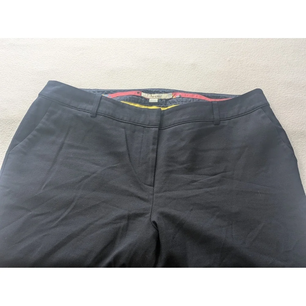 Boden Wide Leg Navy Trousers‎ Pants Sz 14 Classic Career Preppy Academia Capsule